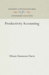 book Productivity Accounting