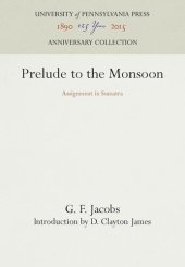 book Prelude to the Monsoon: Assignment in Sumatra