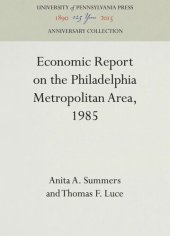 book Economic Report on the Philadelphia Metropolitan Area, 1985