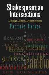 book Shakespearean Intersections: Language, Contexts, Critical Keywords