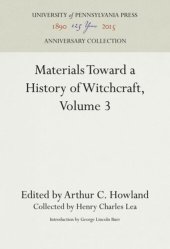 book Materials Toward a History of Witchcraft, Volume 3