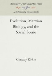 book Evolution, Marxian Biology, and the Social Scene