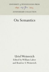 book On Semantics