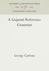 book A Gujarati Reference Grammar