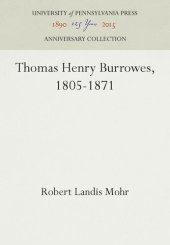 book Thomas Henry Burrowes, 1805-1871