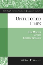 book Untutored Lines: The Making of the English Epyllion