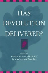 book Has Devolution Delivered?