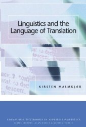 book Linguistics and the Language of Translation