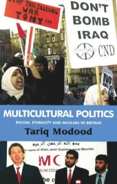 book Multicultural Politics: Racism, Ethnicity and Muslims in Britain