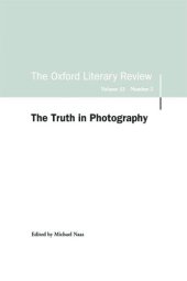 book The Truth in Photography: Oxford Literary Review Volume 32, Issue 2