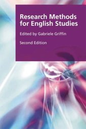 book Research Methods for English Studies