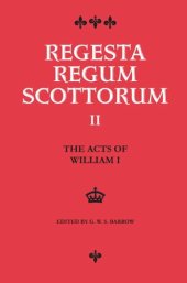 book The Acts of William I (1165-1214)