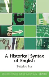 book A Historical Syntax of English