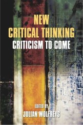 book New Critical Thinking: Criticism to Come