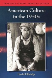 book American Culture in the 1930s