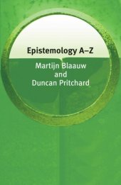 book Epistemology A–Z