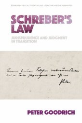 book Schreber's Law: Jurisprudence and Judgment in Transition