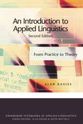 book An Introduction to Applied Linguistics: From Practice to Theory