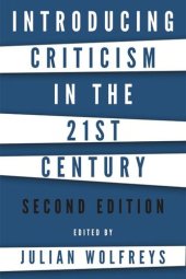 book Introducing Criticism in the 21st Century