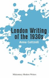 book London Writing of the 1930s