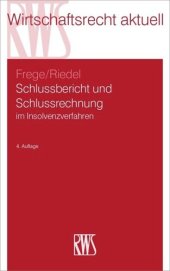 book Schlussbericht und Schlussrechnung: im Insolvenzverfahren