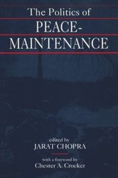 book The Politics of Peace-Maintenance