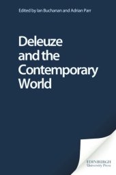 book Deleuze and the Contemporary World