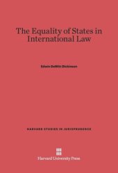 book The Equality of the States in International Law