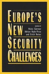 book Europe's New Security Challenges