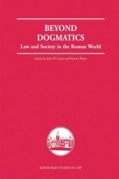 book Beyond Dogmatics: Law and Society in the Roman World