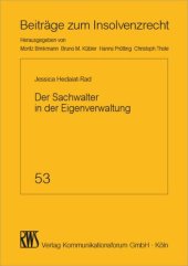 book Der Sachwalter in der Eigenverwaltung