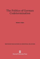 book The Politics of German Codetermination