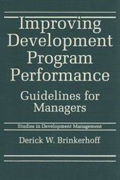 book Improving Development Program Performance: Guidelines for Managers