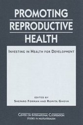 book Promoting Reproductive Health: Investing in Health for Development