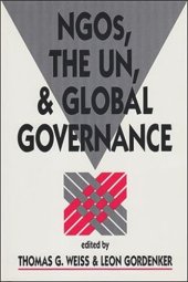 book NGOs, the UN, and Global Governance