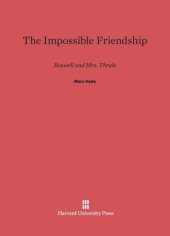 book The Impossible Friendship: Boswell and Mrs. Thrale