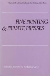 book Fine Printing and Private Presses