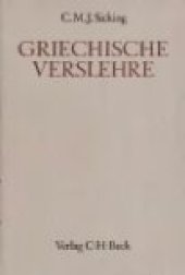 book Griechische Verslehre