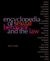 book Encyclopedia of Sexual Behavior and the Law