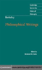 book Berkeley: Philosophical Writings