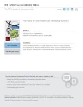 book The Future of Home Health Care: Workshop Summary