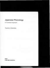 book Japanese phonology : a functional approach