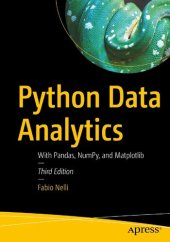 book Python Data Analytics: With Pandas, NumPy, and Matplotlib, 3rd Edition