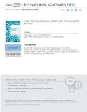 book Using Technology to Advance Global Health: Proceedings of a Workshop