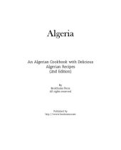 book Algeria: An Ethnic Cookbook with Delicious Algerian Recipes