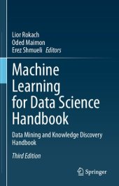 book Machine Learning for Data Science Handbook: Data Mining and Knowledge Discovery Handbook