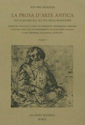 book La prosa d’arte antica. Dal VI secolo a.C. all’età della Rinascenza.