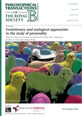 book Evolutionary and Ecological Approaches to the Study of Personality (Philosophical Transactions of the Royal Society B)