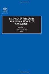 book Research in Personnel and Human Resources Management, Volume 25 (Research in Personnel and Human Resources Management)