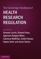 book The Cambridge Handbook of Health Research Regulation